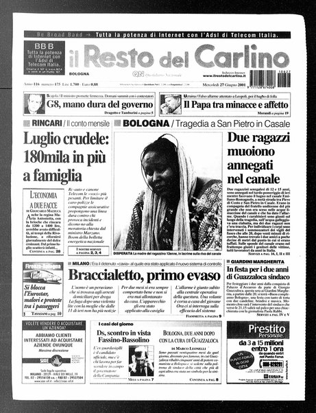 Il Resto del Carlino : giornale dell'Emilia